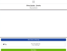 Tablet Screenshot of chinagardenomaha.com